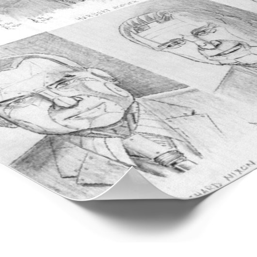 Poster van robotPresident (Hoek)