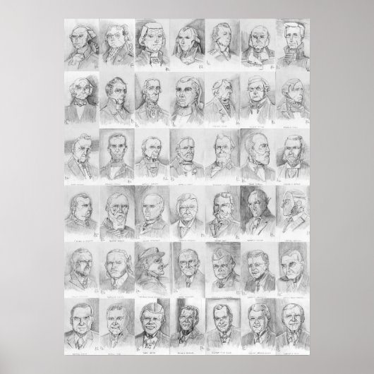 Poster van robotPresident (Voorkant)