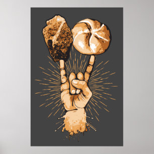 Poster van Rock en Roll