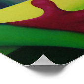 Poster van rode oogbomen (Hoek)