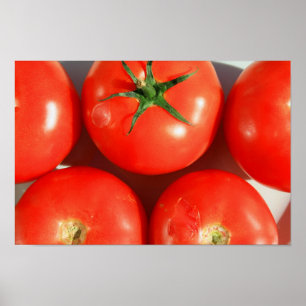 Poster van rode tomaten