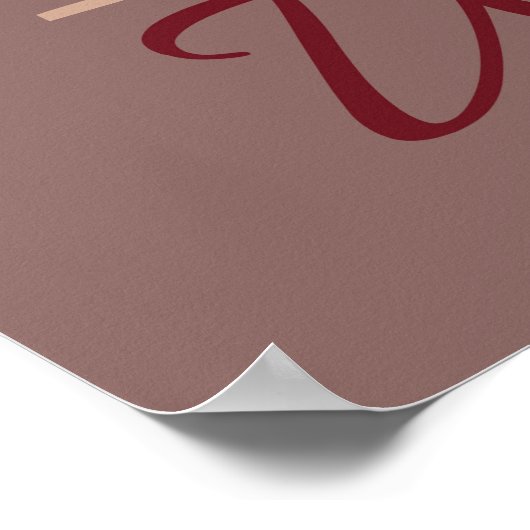 Poster van rode wijn (Hoek)