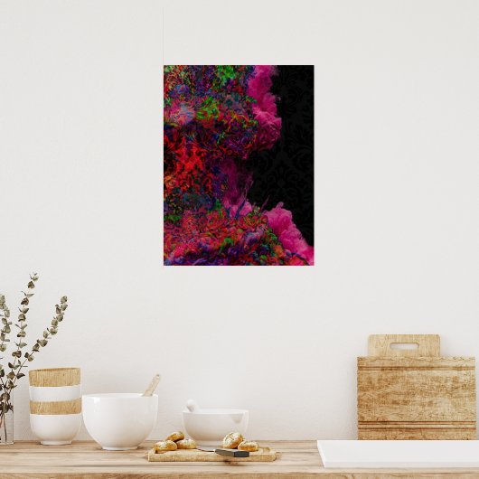 Poster van rook en muggen (Keuken)