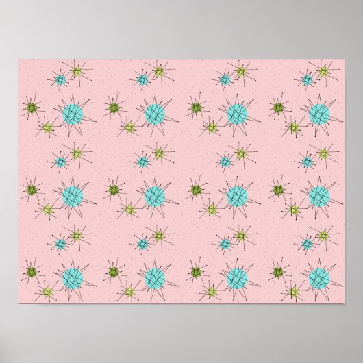 Poster van roze ionische stookolie (Voorkant)