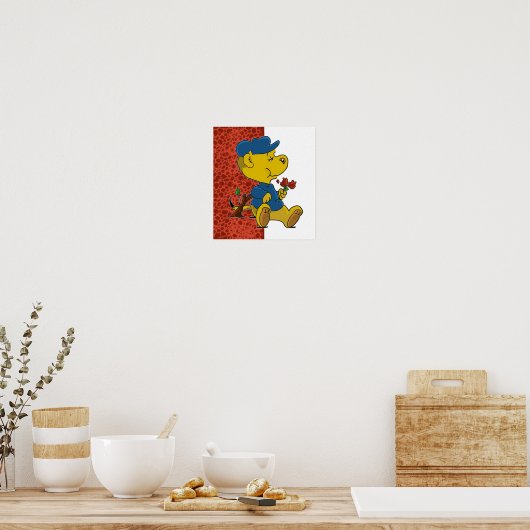 Poster van Rozen van Ferald Eating (Keuken)
