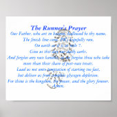 Poster van Runner's Prayer (Voorkant)