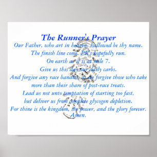 Poster van Runner's Prayer