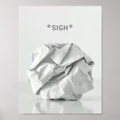 Poster van ruw papier (Voorkant)