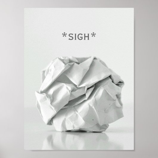 Poster van ruw papier (Voorkant)