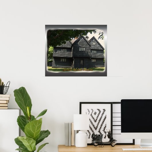 Poster van Salem Witch House (Thuiskantoor)