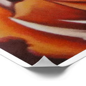 poster van schedel en roos tattoo (Hoek)