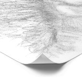 Poster van schitterend paardenpotlood (Hoek)