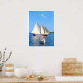 poster van schoenkop- en kreeftenboten (Keuken)