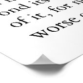 Poster van schoonheid en paaien (Hoek)