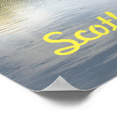 Poster van Schotse Hooglanden in Schotland. (Hoek)