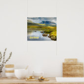 Poster van Schotse Hooglanden in Schotland. (Keuken)