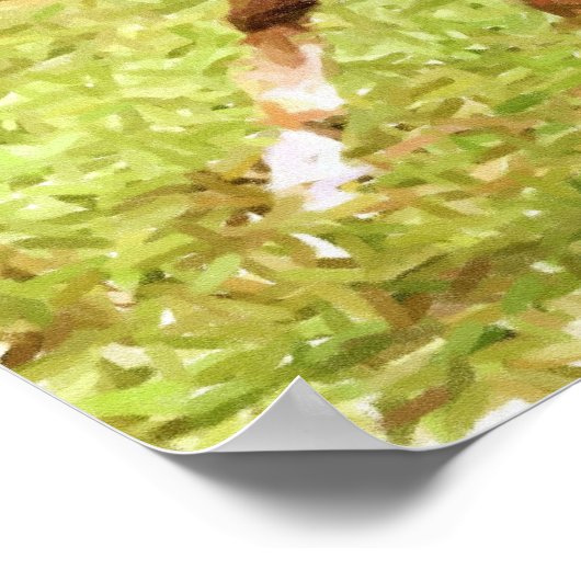 Poster van schouderlijk bloed (Hoek)