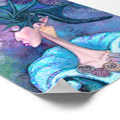 Poster van Seashell Lady - Schilderen (Hoek)