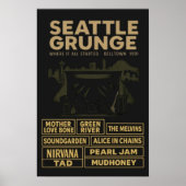 Poster van Seattle Grunge (Voorkant)