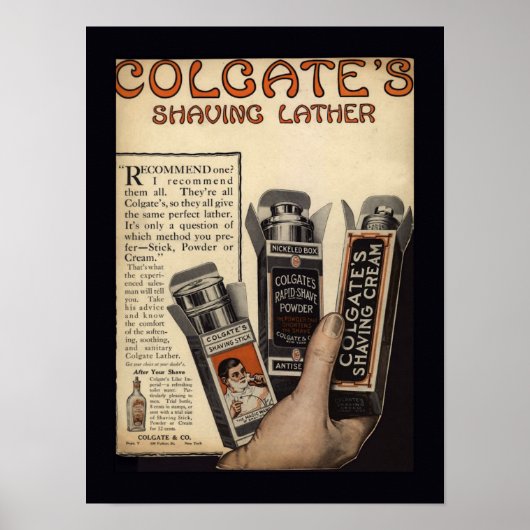 Poster van Shave Lather (Voorkant)