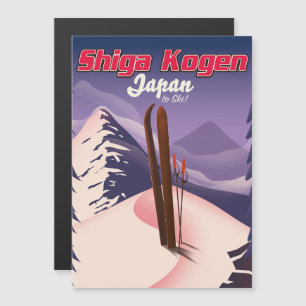poster van shiga kogen japan ski