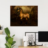 Poster van shikoba buckskin horse (Thuiskantoor)