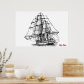 Poster van Ship Ahoy (Keuken)