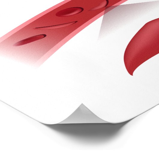 Poster van sikkelcelziekte (Hoek)