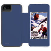 POSTER van SNCF-spoorwegkabelauto Incipio iPhone Portemonnee Hoesje (Agenda Open)