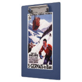 POSTER van SNCF-spoorwegkabelauto Klembord (Links)