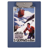 POSTER van SNCF-spoorwegkabelauto Klembord (Voorkant)