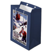 POSTER van SNCF-spoorwegkabelauto Medium Cadeauzakje (Achterkant Gekanteld)