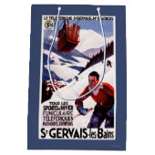 POSTER van SNCF-spoorwegkabelauto Medium Cadeauzakje (Achterkant)