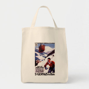 POSTER van SNCF-spoorwegkabelauto Tote Bag