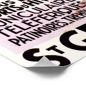 POSTER van SNCF-spoorwegkabelauto's (Hoek)