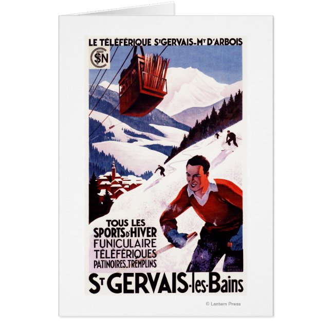 POSTER van SNCF-spoorwegkabelauto's (Voorkant)