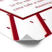 Poster van snoepsuikerriet (Hoek)