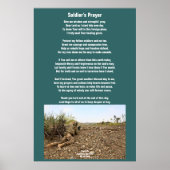 Poster van Soldier's gebedden (Voorkant)