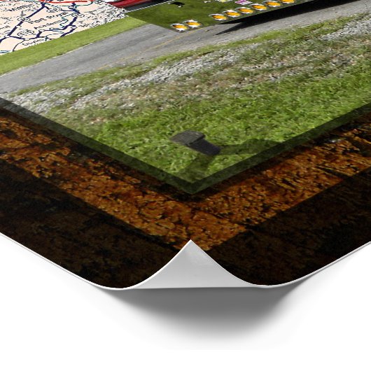 Poster van Spencer #70 W900A-kaart (Hoek)