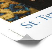 Poster van St. Teresa Benedicta van het Kruis (Hoek)