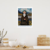 Poster van St. Teresa Benedicta van het Kruis (Keuken)