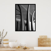 Poster van stalen pijlen (BW) (Keuken)