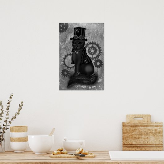 poster van steampunk (Keuken)