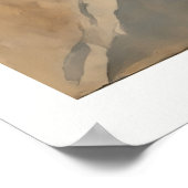 Poster van stel dat langs de zee loopt bij zonsond (Hoek)