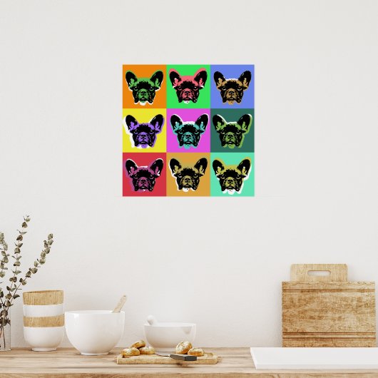 Poster van stierenhonden (Keuken)