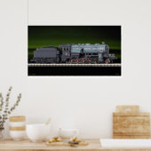 Poster van stoomlocomotieven (Keuken)