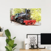 Poster van stoomlocomotieven (Thuiskantoor)