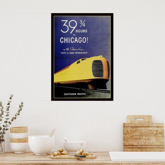 Poster van Streamliner (Keuken)