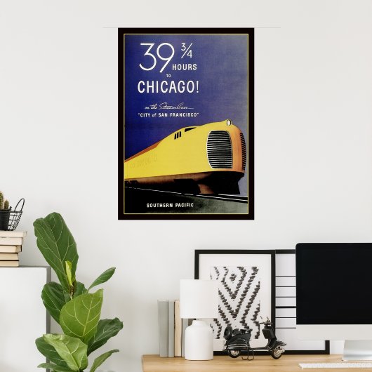 Poster van Streamliner (Thuiskantoor)