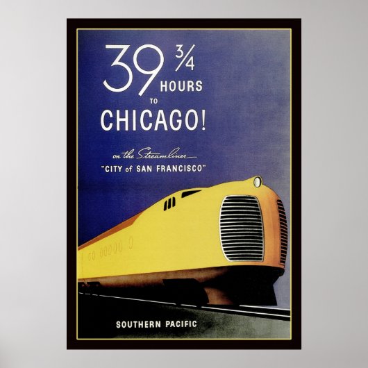 Poster van Streamliner (Voorkant)